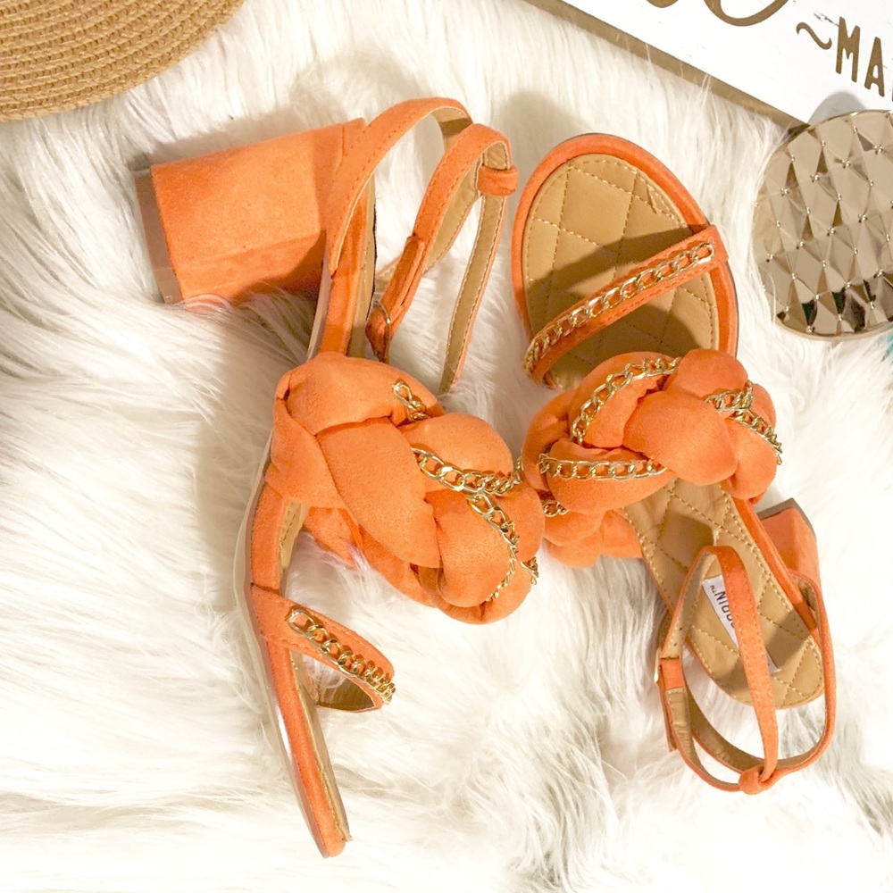 Cape Robbin  Carrie-23 Orange High Heels